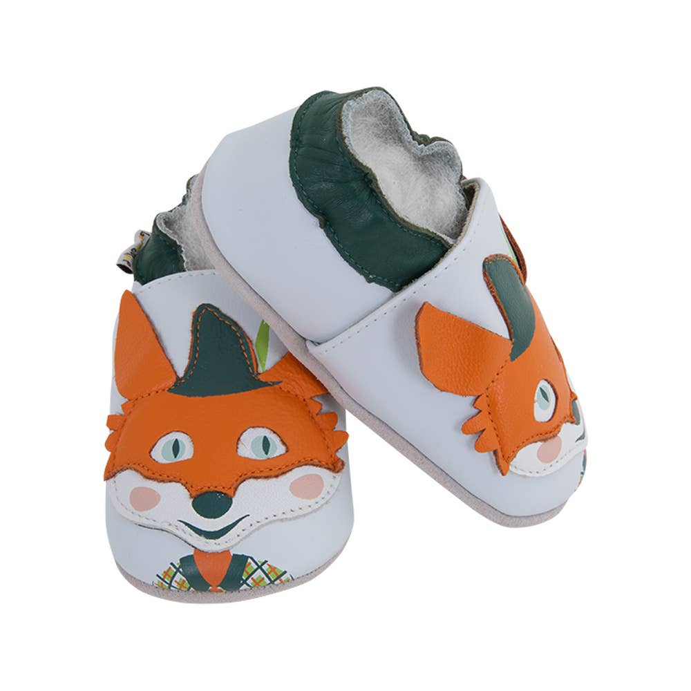 CHAUSSON BEBE EN CUIR 🦊